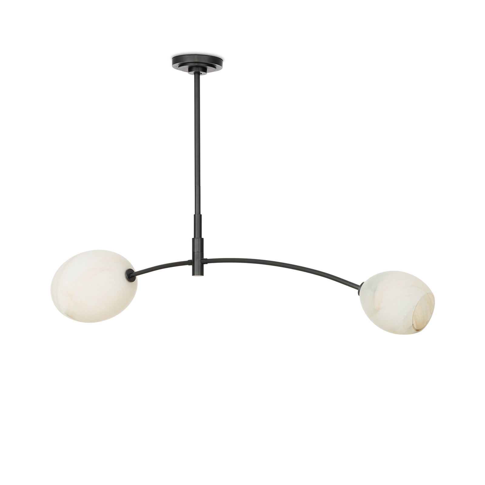 Artemis Nickel & Alabaster Double Pendant | Regina Andrew Detroit